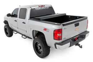 Chevrolet Silverado 1500 Hard Tri-Fold Flip Up Bed Cover - Rough Country - '07-'13